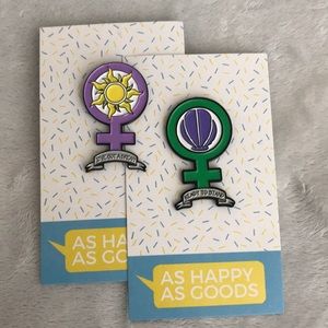 Feminist Princess Pins